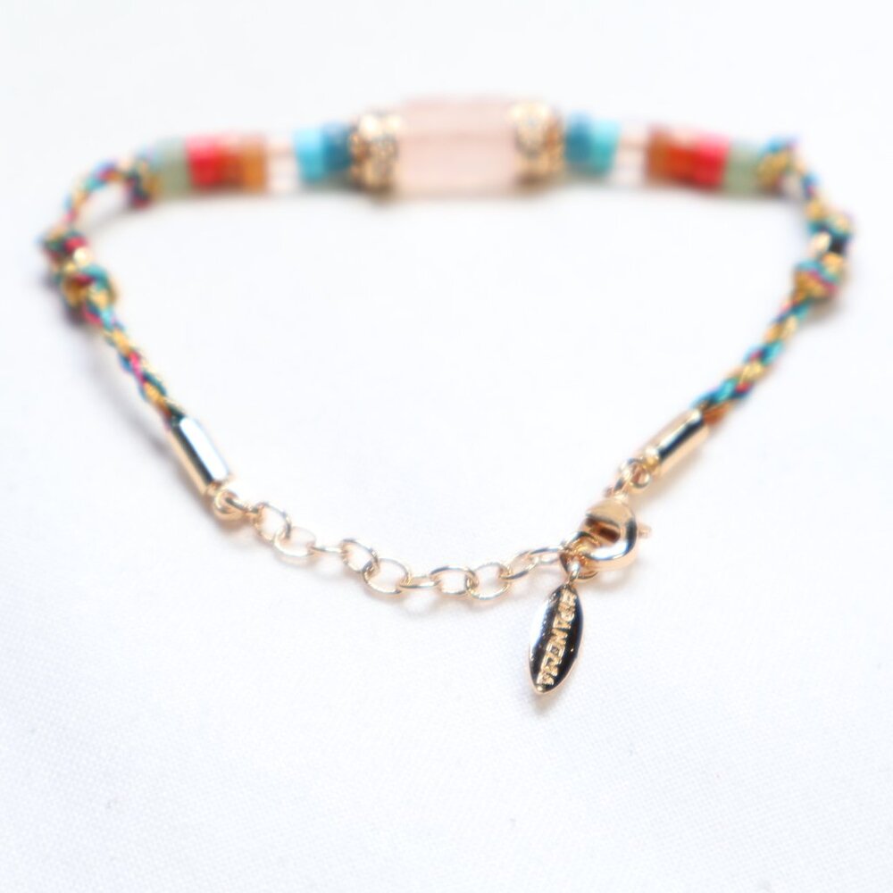 Hipanema Gold Tone Multicolor Bracelet NWOT - Picture 3 of 3